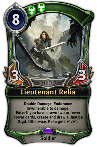 Lieutenant Relia card