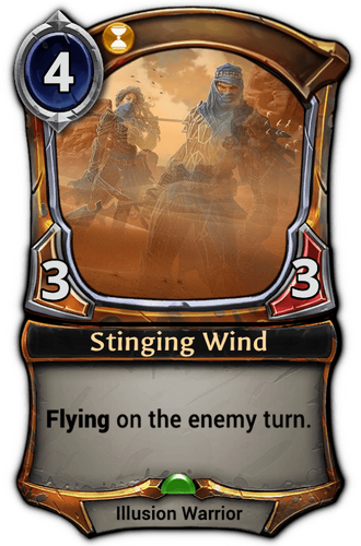 Stinging Wind card