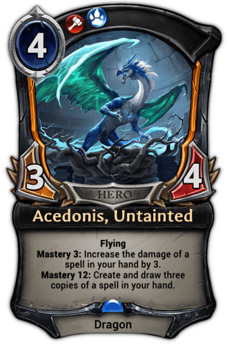 Acedonis, Untainted card