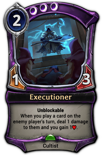 Executioner card