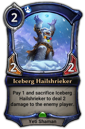 Iceberg Hailshrieker card