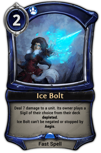 Ice Bolt card