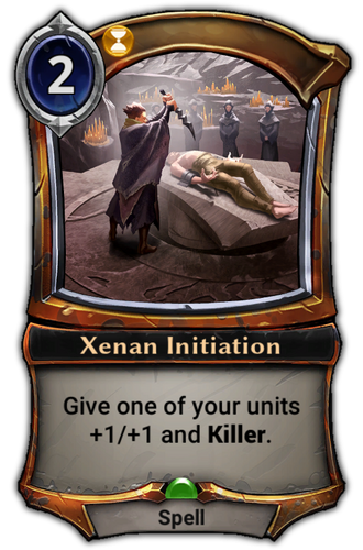 Xenan Initiation card