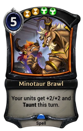 Minotaur Brawl card