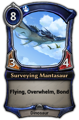 Surveying Mantasaur card