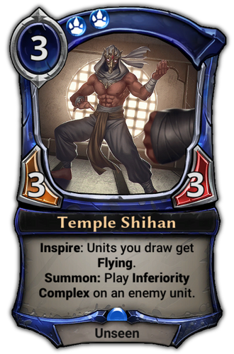 Temple Shihan card