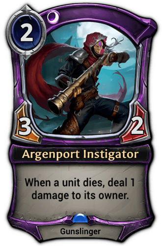 Argenport Instigator card