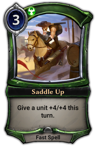 Saddle Up card