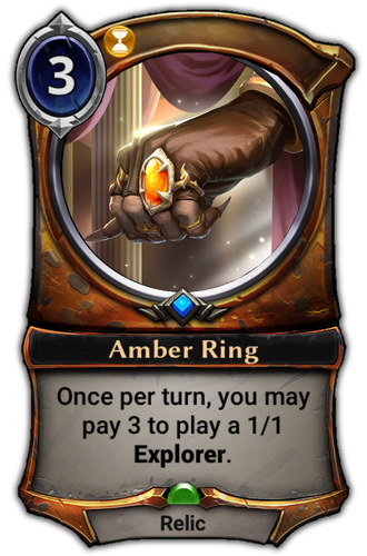 Amber Ring card