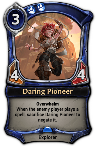 Daring Pioneer card