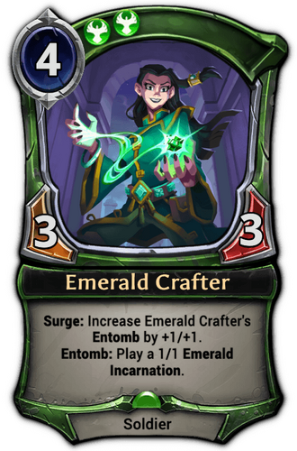 Emerald Crafter card