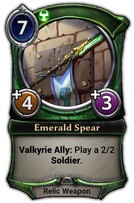 Emerald Spear card