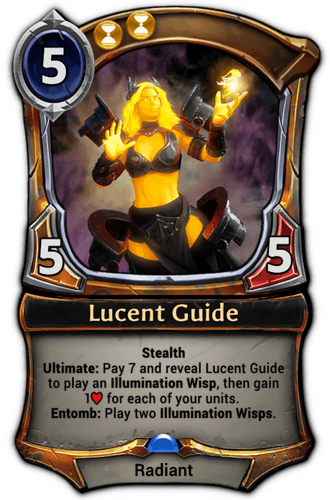 Lucent Guide card