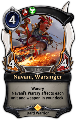 Navani, Warsinger card