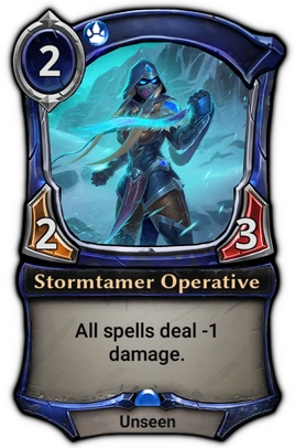 Stormtamer Operative card