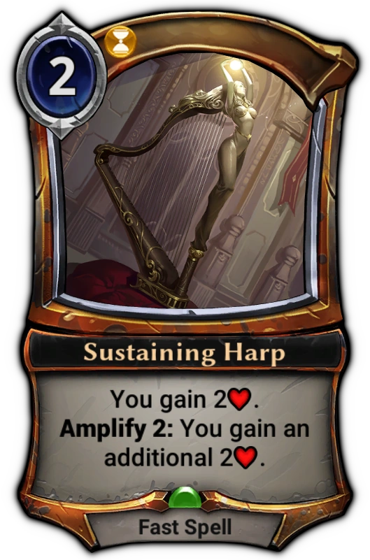 Sustaining Harp Eternal Card Game Wiki Fandom