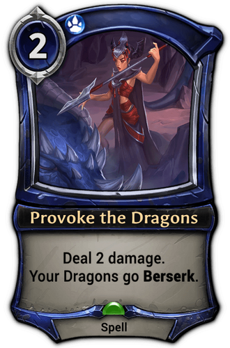 Provoke the Dragons card