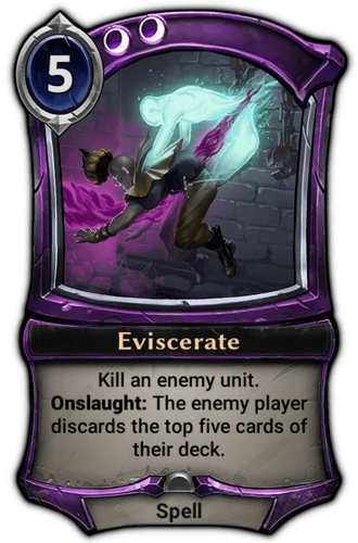 Eviscerate card