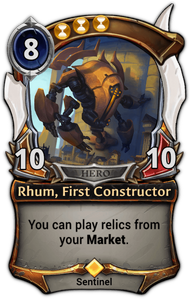 Rhum, First Constructor