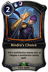 Rindra's Choice