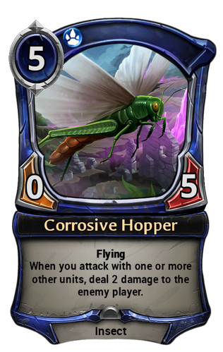 Corrosive Hopper card