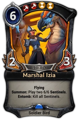Marshal Izia card