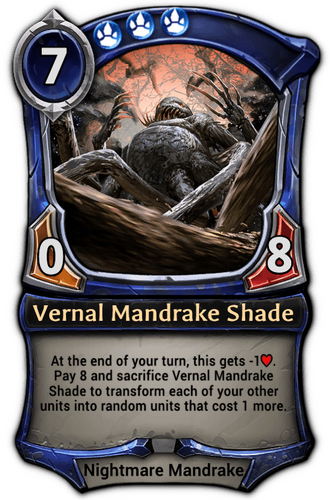Vernal Mandrake Shade card