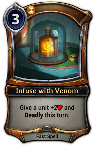 Infuse with Venom card