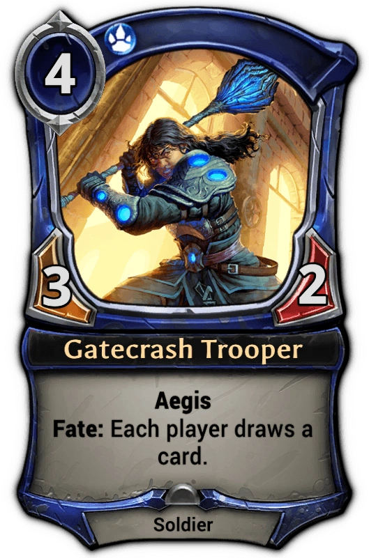Gatecrash Trooper Eternal Card Game Wiki Fandom