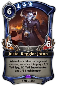 Justa, Regglar Jotun