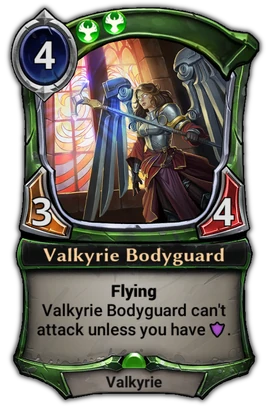 Valkyrie Bodyguard card