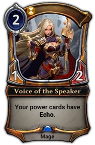 Voice of the Speaker