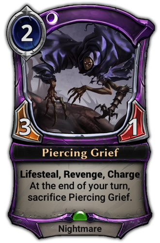 Piercing Grief card