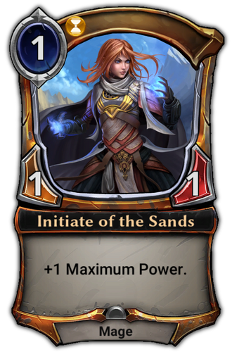Initiate of the Sands card