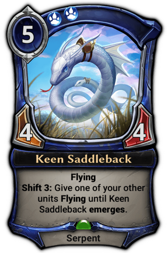 Keen Saddleback card