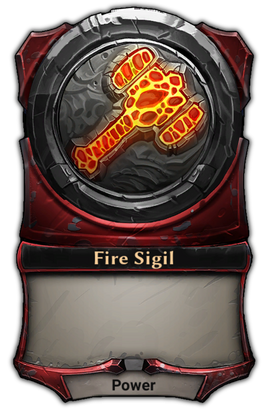 Fire Sigil card