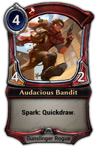 Audacious Bandit card