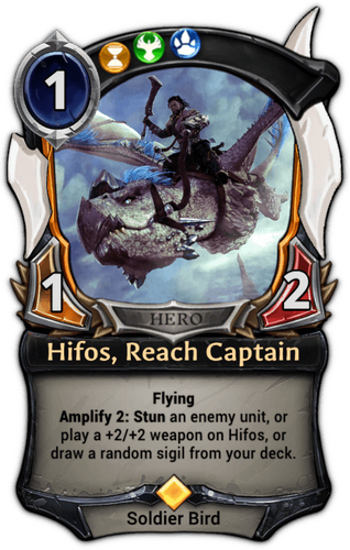 Hifos, Reach Captain card