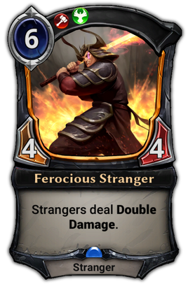 Ferocious Stranger card