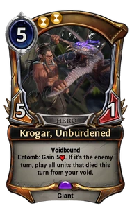 Krogar, Unburdened