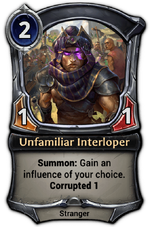 Unfamiliar Interloper