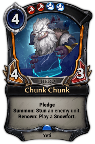 Chunk Chunk card