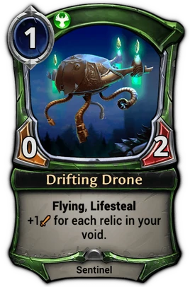 Drifting Drone card