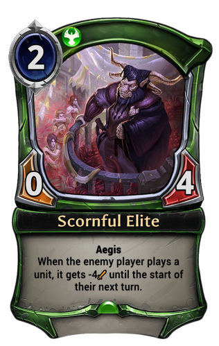 Scornful Elite card