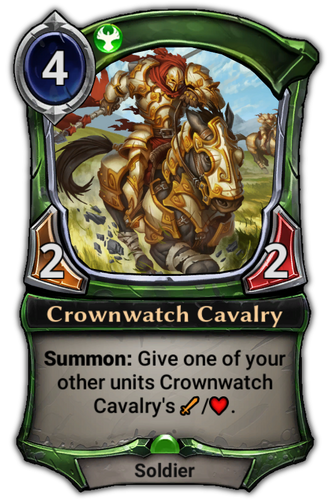 Crownwatch Cavalry card