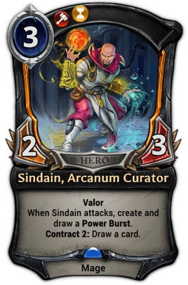 Sindain, Arcanum Curator card