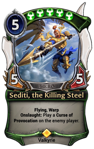 Sediti, the Killing Steel card