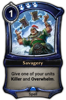 Savagery card