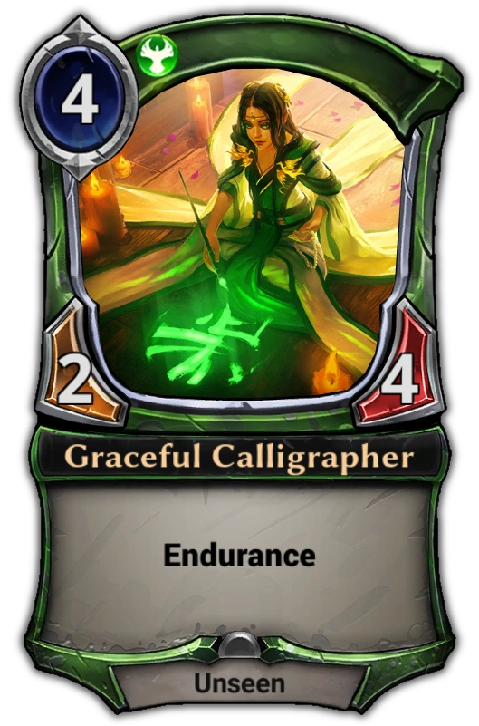 Graceful Calligrapher Eternal Card Game Wiki Fandom