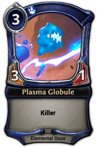 Plasma Globule card